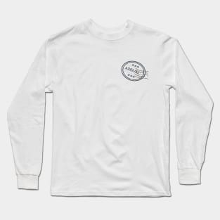 Stamp Arrival version 2 in Blue Long Sleeve T-Shirt